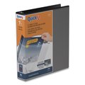 Stride QuickFit D-Ring View Binder, 3 Rings, 1.5" Capacity, 11 x 8.5, Black 87021